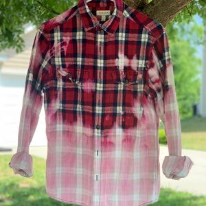 Bleach Dipped Flannel